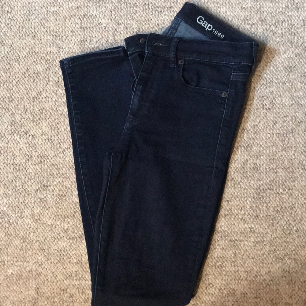 GAP Women's Skinny Jeans - Dark Navy